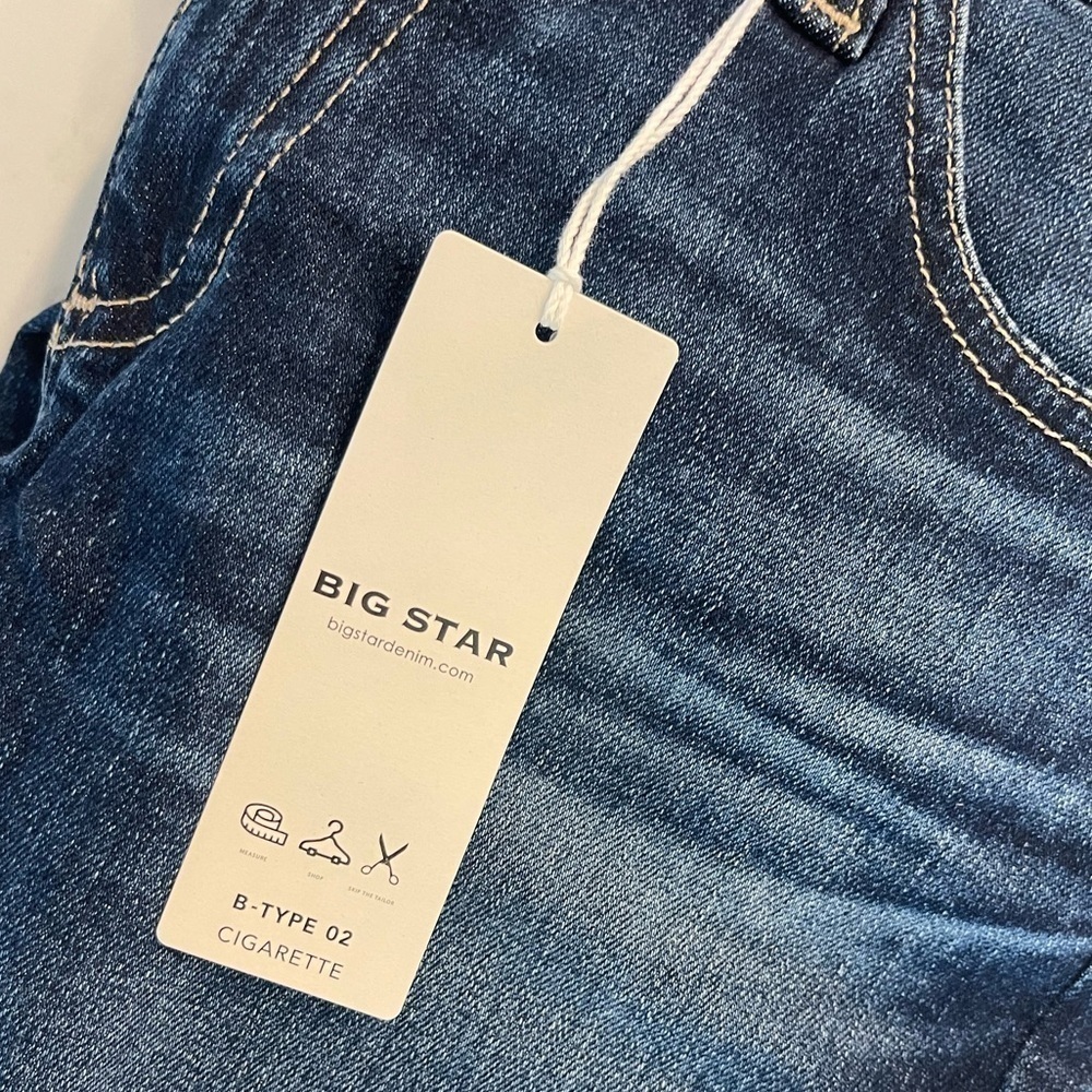 NWT Big Star Cigarette Style Jeans (27x28)